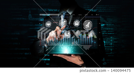 Modern Business Analytics Using Data Insights and Marketing Strategies for Target Market Trading in Stock Investment with AI Technology XDMCP 140094475