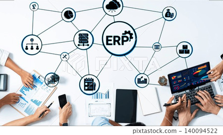 ERP enterprise resource planning system Funnel 140094522