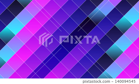 Vibrant purple and blue geometric diamond pattern background Vibrant purple and blue geometric diamond pattern background 140094545