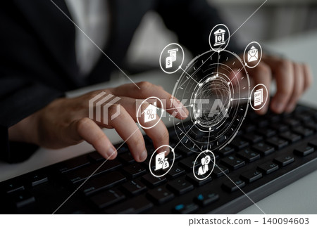 Personal finance management icons for savings investment and budgeting Entice Personal finance management icons for savings investment and budgeting Entice 140094603