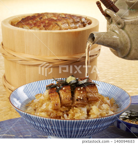 Japanese summer stamina dish: Unagi Don (eel rice bowl) Japanese summer stamina dish: Unagi Don (eel rice bowl) 140094683