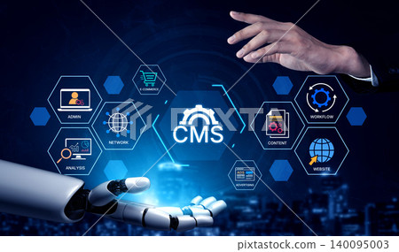 AI-powered Content Management System (CMS) for automated web publishing. Fermion 140095003