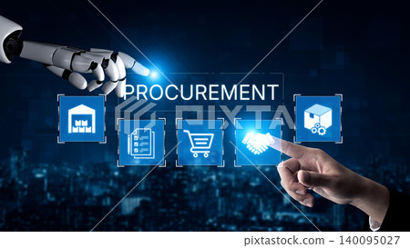 AI system automating the business procurement and supply chain process. Fermion AI system automating the business procurement and supply chain process. Fermion 140095027