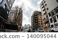Inari Kio Shrine in Shinjuku, Tokyo, surrounded by the city's skyscrapers. 140095044