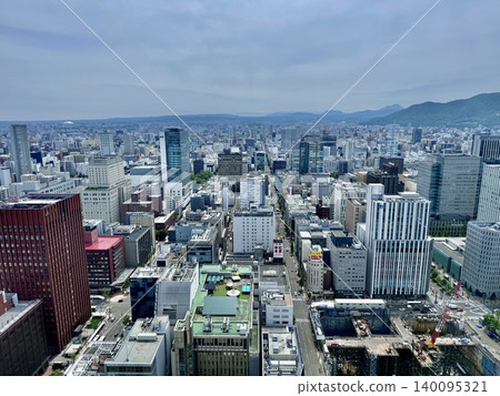 Sapporo cityscape view Sapporo cityscape view 140095321