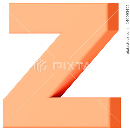 3D材質_字母Z_橙色 3D材質_字母Z_橙色 140095495