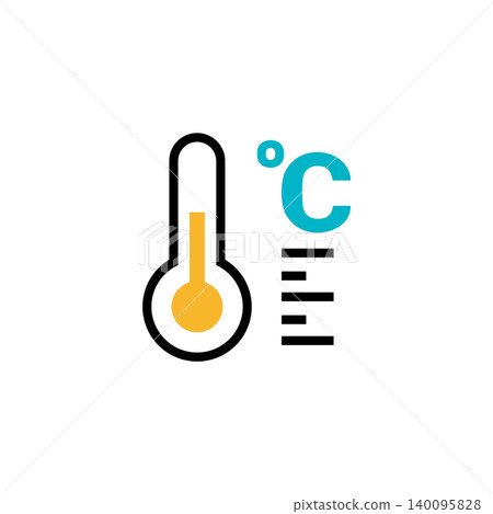 Icon illustrations representing comfortable temperature environments in homes, showing room temperature control and temperature regulation. Icon illustrations representing comfortable temperature environments in homes, showing room temperature control and temperature regulation. 140095828