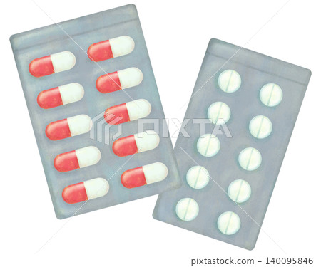 Illustrations that evoke the image of medicine Illustrations that evoke the image of medicine 140095846