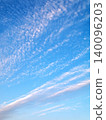 Blue sky and scaly cloud 140096203