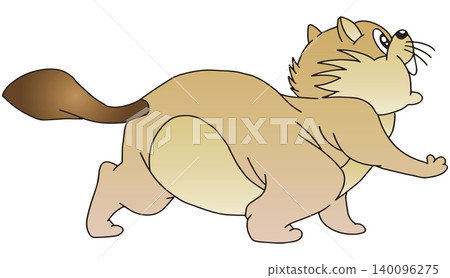 Hand-drawn animal illustration ☆ Beaver Hand-drawn animal illustration ☆ Beaver 140096275