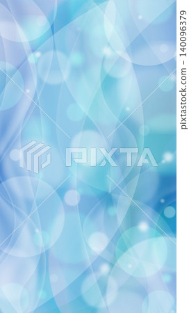 Sparkling bubble background illustration with blue gradient 140096379