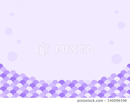 Colorful purple polka dot decorative frame Colorful purple polka dot decorative frame 140096396