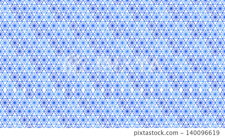 Blue hemp leaf pattern geometric background Blue hemp leaf pattern geometric background 140096619