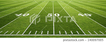 American football field 140097005