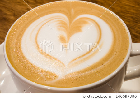 Close-up of latte art Close-up of latte art 140097390