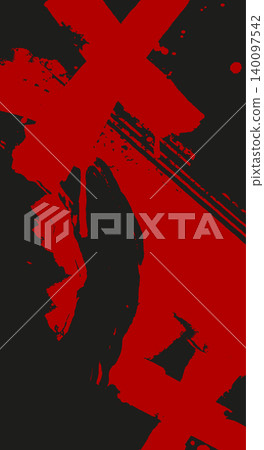 Black and Red Graffiti Ink Splashes Black and Red Graffiti Ink Splashes 140097542