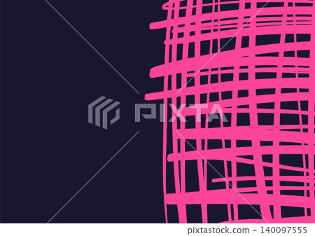 Abstract Black Pink Scribble Lines Background Abstract Black Pink Scribble Lines Background 140097555