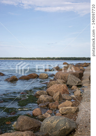 Coast of the Gulf of Finland in the Central Park of the city of Sestroretsk Coast of the Gulf of Finland in the Central Park of the city of Sestroretsk 140097710