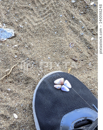 shells on the toes of shoes 140098248