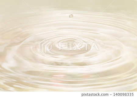 Macro background material of water droplets falling onto a water surface for beauty purposes. Macro background material of water droplets falling onto a water surface for beauty purposes. 140098335