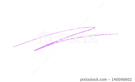 Lavender crayon-style hand-drawn double squiggle curved line illustration material Lavender crayon-style hand-drawn double squiggle curved line illustration material 140098602