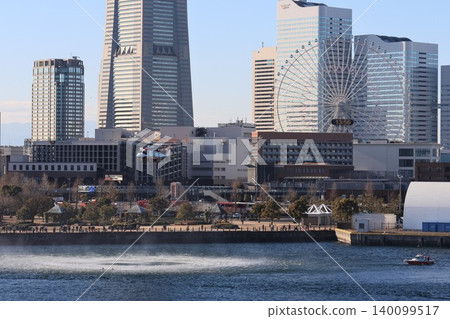 Rehearsal scene for the Yokohama City Fire Department's New Year's parade. Rehearsal scene for the Yokohama City Fire Department's New Year's parade. 140099517