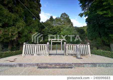 Emperor Kasuganomiya's Tahara-Nishi Mausoleum (Nara City, Nara Prefecture) Emperor Kasuganomiya's Tahara-Nishi Mausoleum (Nara City, Nara Prefecture) 140099883