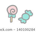 Cute hand-drawn style candy 140100284
