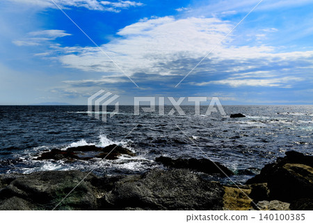 三浦半島、城島西崎岩石海岸 三浦半島、城島西崎岩石海岸 140100385