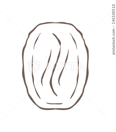 A Single Roasted Coffee Bean With Aromatic Steam Lines Sketch Vector Illustration A Single Roasted Coffee Bean With Aromatic Steam Lines Sketch Vector Illustration 140100518