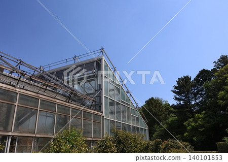千葉縣清水公園的溫室建築 千葉縣清水公園的溫室建築 140101853