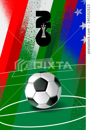 Soccer Poster collection with dynamic stadium elements, ball motion and colorful design inspired by global football tournaments Soccer Poster collection with dynamic stadium elements, ball motion and colorful design inspired by global football tournaments 140102823