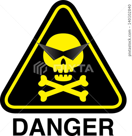 Skeleton sign illustration material Skeleton sign illustration material 140102840