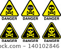 Skeleton sign illustration material 140102846