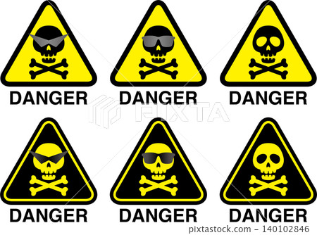 Skeleton sign illustration material Skeleton sign illustration material 140102846