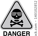 Skeleton sign illustration material 140102852
