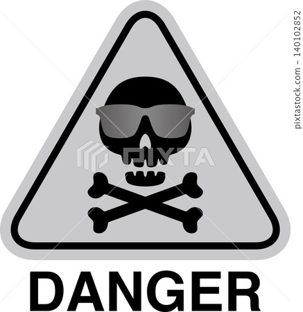 Skeleton sign illustration material Skeleton sign illustration material 140102852