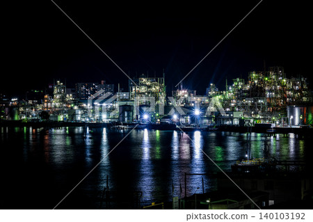 蜀南工廠黃昏夜景夜光 蜀南工廠黃昏夜景夜光 140103192