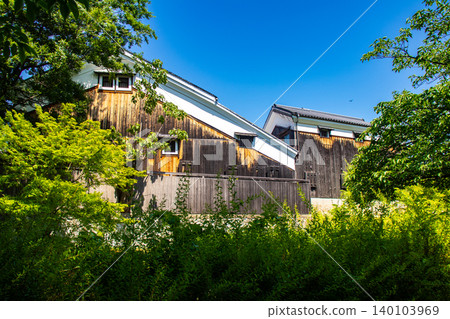 【京都風景】伏見縣堀川的清新翠綠景色,伏見縣是清酒產區。 【京都風景】伏見縣堀川的清新翠綠景色,伏見縣是清酒產區。 140103969