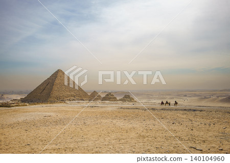 Pyramids of Giza in Cairo Egypt Pyramids of Giza in Cairo Egypt 140104960