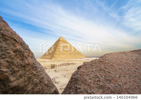Pyramid of Menkaure in Giza, Egypt Pyramid of Menkaure in Giza, Egypt 140104966