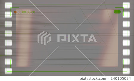 Camera recording screen overlay with timer, battery icon and subtle frame marks isolated on transparent background for video and streaming design. Camera recording screen overlay with timer, battery icon and subtle frame marks isolated on transparent background for video and streaming design. 140105054