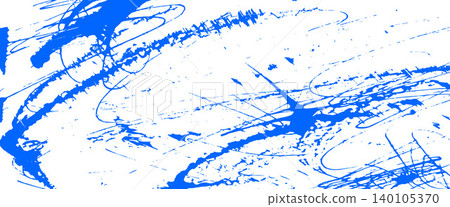 Pen blue brush with messy ink scratch and chaotic texture as overlay art. Abstract pen marks and doodle with stroke and texture squiggle. Urban blue vector with graffiti for punk design Pen blue brush with messy ink scratch and chaotic texture as overlay art. Abstract pen marks and doodle with stroke and texture squiggle. Urban blue vector with graffiti for punk design 140105370