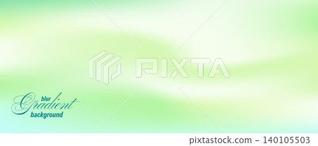 Blur gradient with summer nature for wellness design. Green mint gradation in vibrant fluid mojito and turquoise glow. Vector blur gradient scene with menthol fresh and calm spring mood and fresh vibe Blur gradient with summer nature for wellness design. Green mint gradation in vibrant fluid mojito and turquoise glow. Vector blur gradient scene with menthol fresh and calm spring mood and fresh vibe 140105503
