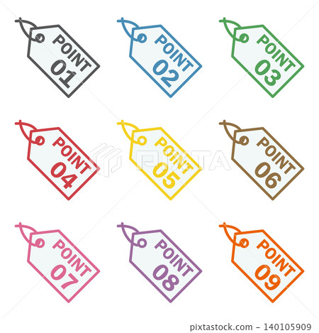 Illustration materials: Points, Important, Check, Attention, Caution, Numbers Illustration materials: Points, Important, Check, Attention, Caution, Numbers 140105909