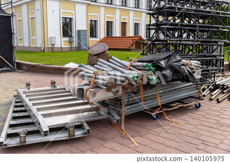 Stage equipment, scaffolding pipes and trusses Stage equipment, scaffolding pipes and trusses 140105975