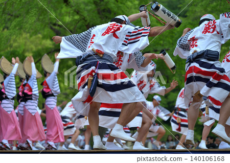 阿波舞春季祭典「德島城阿波舞」-著名舞團男子舞蹈 阿波舞春季祭典「德島城阿波舞」-著名舞團男子舞蹈 140106168