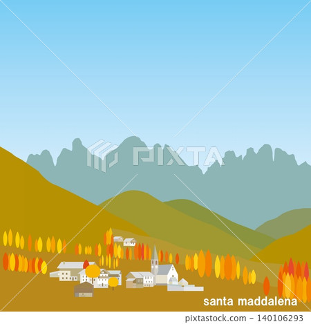 Santa Maddalena, Dolomites, Italy, Autumn 140106293