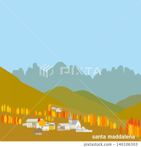 Santa Maddalena, Dolomites, Italy, Autumn 140106303