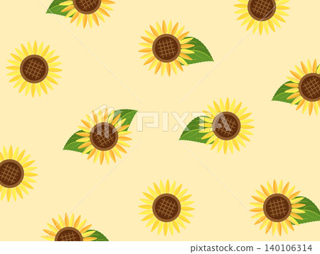 Sunflower pattern background Sunflower pattern background 140106314